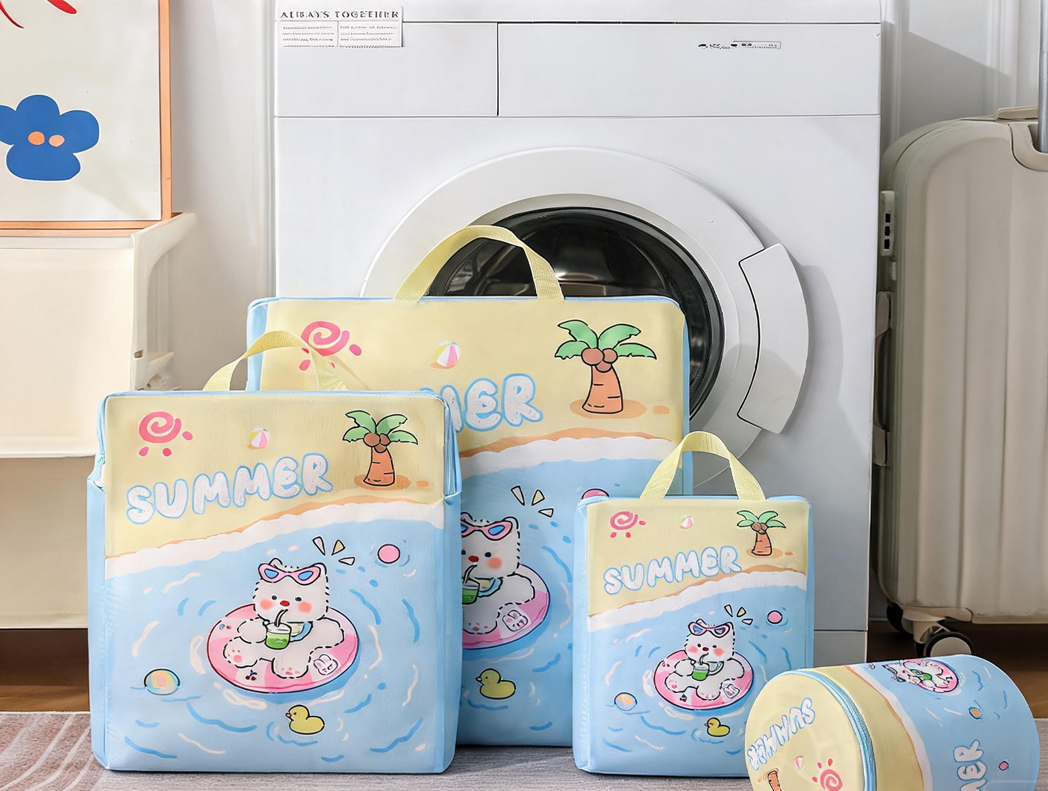 Mesh washing bags