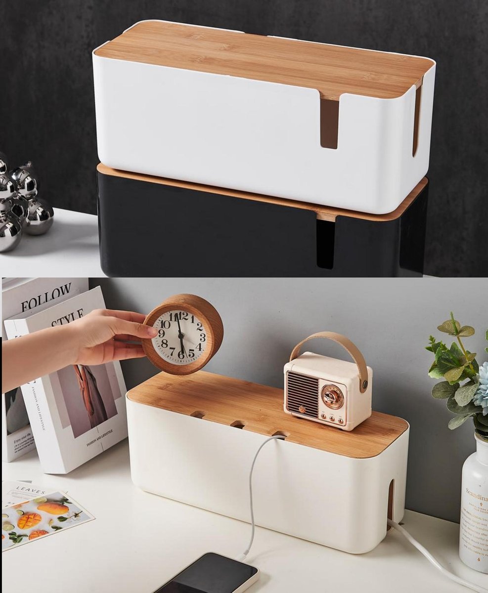 Bamboo desk organizers